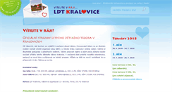 Desktop Screenshot of ldt-kralovice.cz